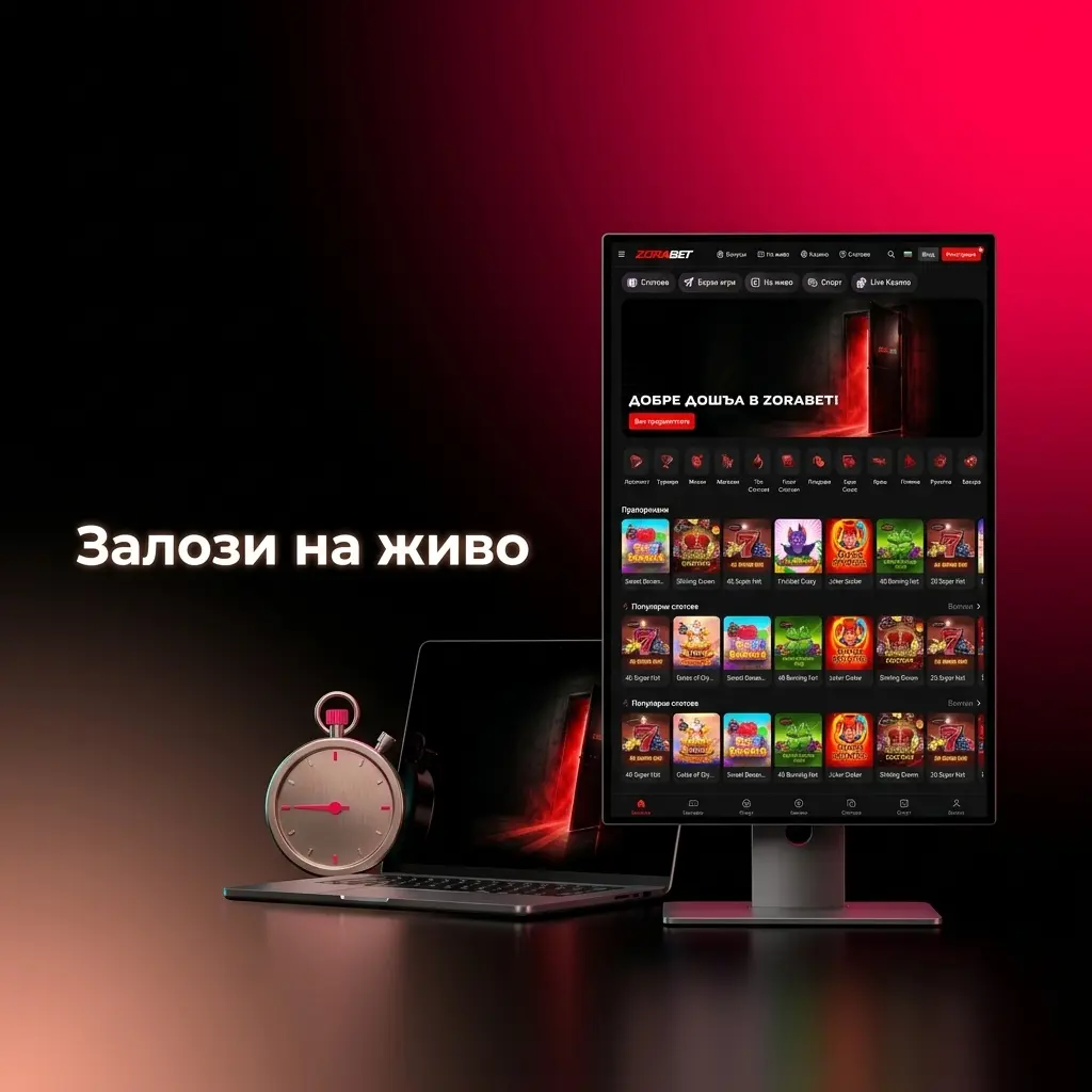 Секция за залози на живо в ZoraBet с динамични коефициенти, детайлна статистика и пазари в реално време.